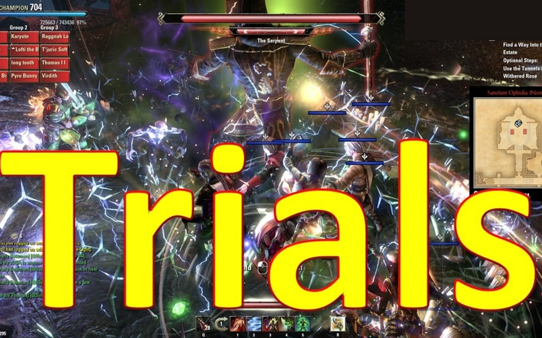 Trials in ESO Craglorn with Savage Hearts.
