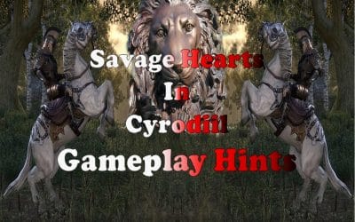 Cyrodiil Game Play Hints
